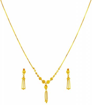 22K Gold Fancy Dokia Set  ( Light Sets )