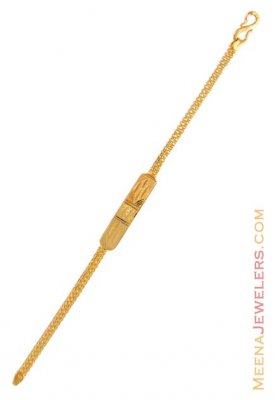 22k Gold fancy kids bracelet ( 22Kt Baby Bracelets )