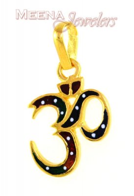 22K Om Pendant ( Om Pendants )