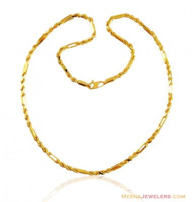 22K Rope Chain ( Plain Gold Chains )