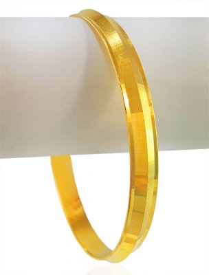 22k Yellow Gold Mens Kada ( Mens Gold Kada )