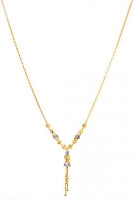 22KT Gold Ladies Dokia Chain ( 22Kt Gold Fancy Chains )