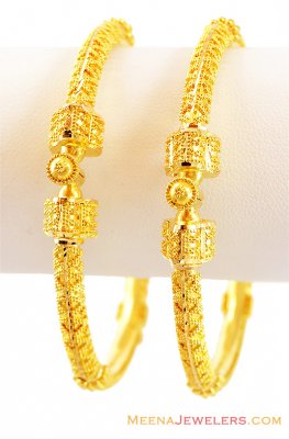 22K Gold Pipe Kada (1 Pc Only) ( Kadas )