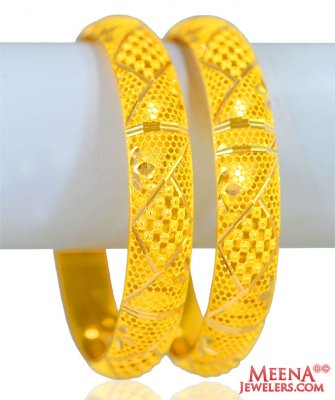 22 Karat Gold Kada (Pair) ( Kadas )