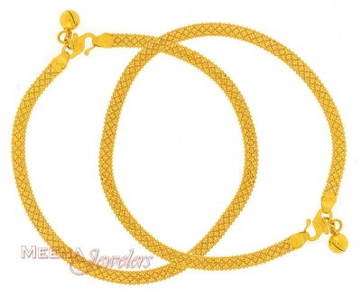 22Kt Gold Anklets ( Gold Anklets )