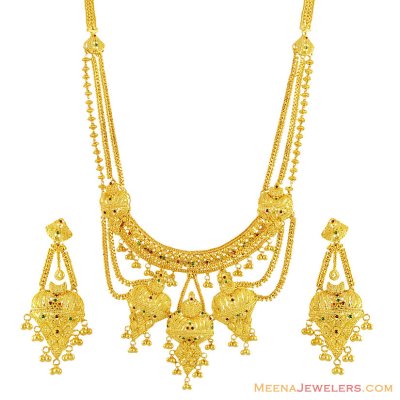 22K Designer Meenakari Set ( 22 Kt Gold Sets )