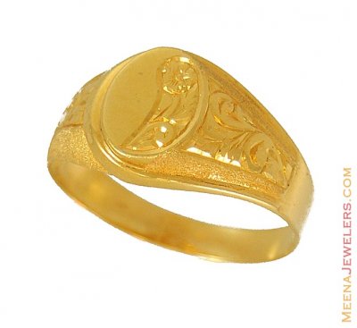 22K Indian Gold Ring ( Mens Gold Ring )