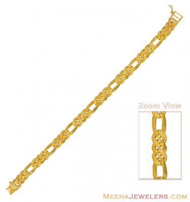 22k figaro style bracelet ( Men`s Bracelets )