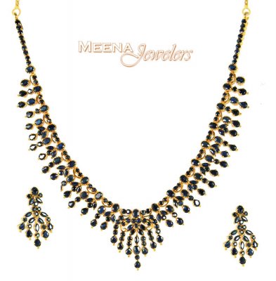 Sapphire Necklace Set  ( Sapphire Necklace Sets )