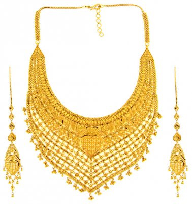 22 Kt Gold Set (filigree work) ( 22 Kt Gold Sets )