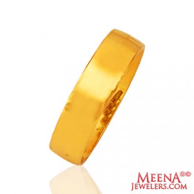 22kt Yellow Gold Wedding band ( Wedding Bands )