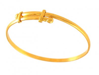 22K Adjustable Gold Bangles ( Gold Bangles )