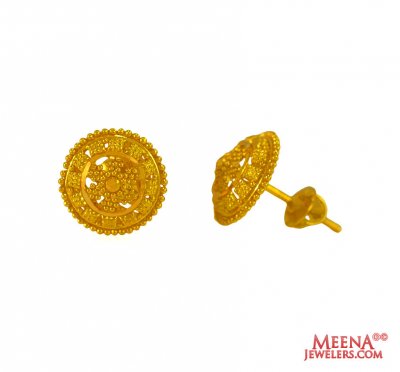 22Karat Gold Ear Tops  ( 22 Kt Gold Tops )