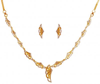 22KT Gold Light Necklace Set ( Light Sets )