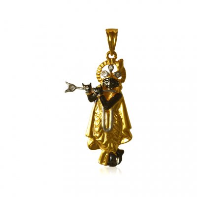 22K Fancy Lord Krishna Pendant  ( Ganesh, Laxmi and other God Pendants )