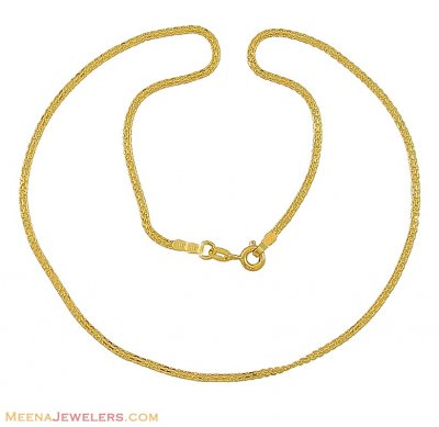 22K Plain Gold Chain  ( Plain Gold Chains )