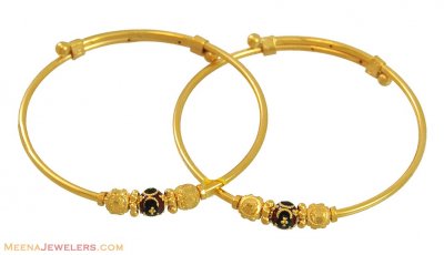  Meenakari Bangle (22 Karat Gold) ( Baby Bangles )