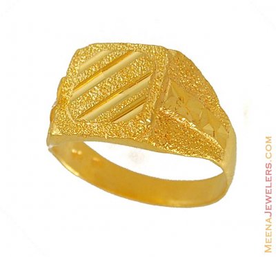 22k Gold Mens Ring ( Mens Gold Ring )