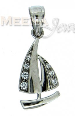 18K White Gold Fancy Pendant ( Fancy Pendants )