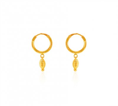 22karat Gold Hoop Earrings ( Hoop Earrings )