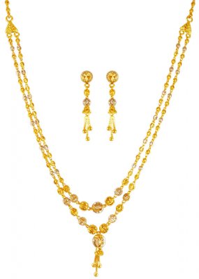 22kt Gold Double Layered  Set ( Light Sets )