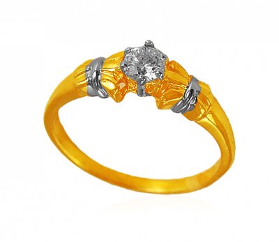 22k Gold Ladies Ring ( Ladies Signity Rings )