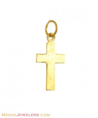 22 Karat Cross Pendant (Handmade) ( Jesus Cross Pendants )