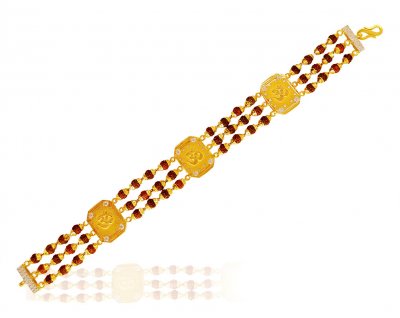 Gold Rudraksh Bracelet ( Men`s Bracelets )