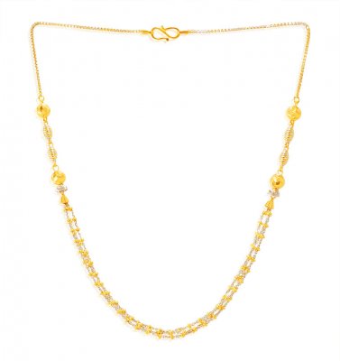 22KT Gold Layer Necklace Chain ( 22Kt Gold Fancy Chains )