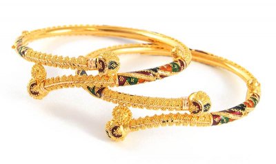 22Kt Gold Bangles ( Kadas) ( Kadas )