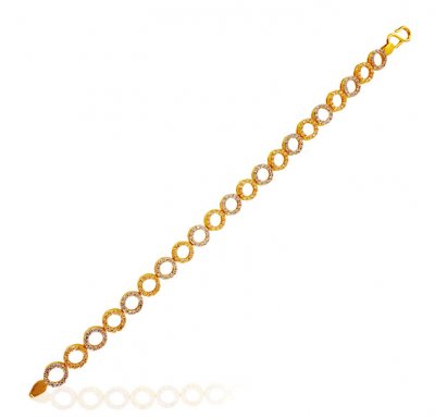 22Karat Gold CZ Ladies Bracelet ( Ladies Bracelets )