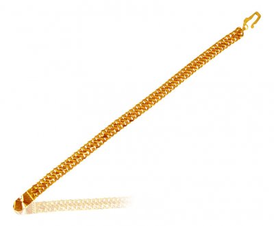 22 Karat Gold Mens Bracelet ( Men`s Bracelets )