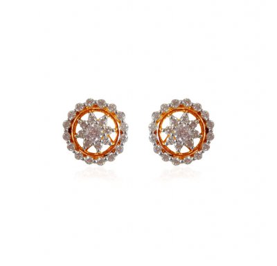 18K Diamond Earrings ( Diamond Earrings )