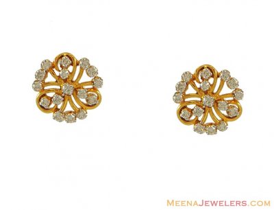 Genuine Diamond Earrings ( Diamond Earrings )