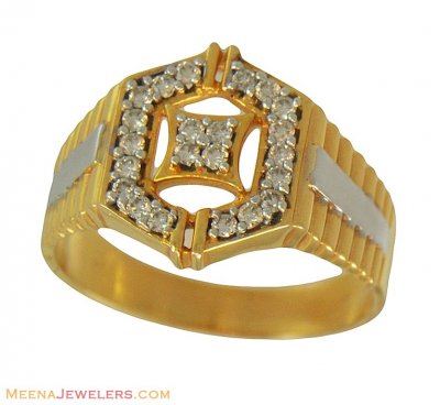 2Tone Mens Diamond Ring ( Diamond Rings )