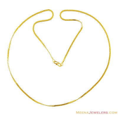 Indian Gold Chain 22K ( Plain Gold Chains )