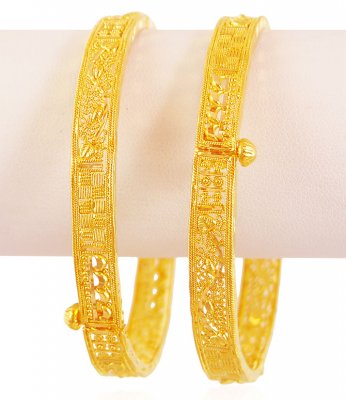 22K Filigree Kada (1 Pc) ( Kadas )