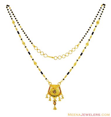 Fancy Meena Mangalsutra 22k  ( MangalSutras )