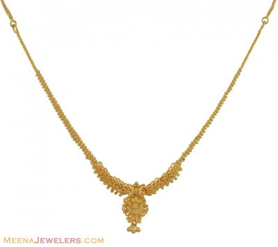 22k Necklace Without Earrings ( Light Sets )