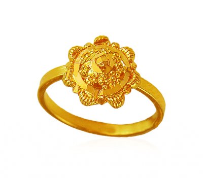 22K Gold Baby Ring ( 22Kt Baby Rings )