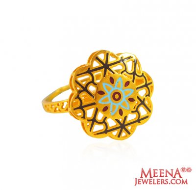 22KT Gold Ring for Ladies ( Ladies Gold Ring )