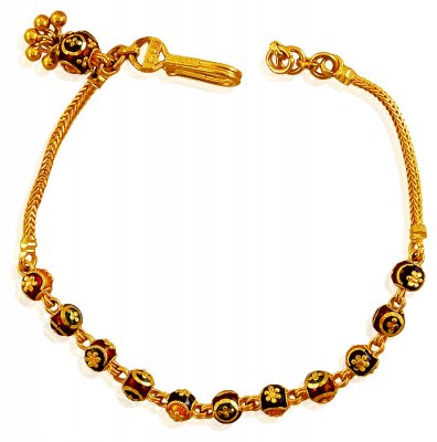 Gold Meenakari Bracelet ( Ladies Bracelets )