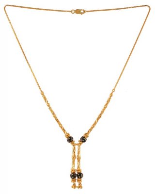 22K Fancy MeenaKari Chain ( 22Kt Gold Fancy Chains )