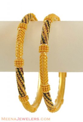 22K Designer Meenakari Kada  ( Kadas )