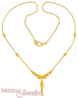 Gold Dokya Chain ( 22Kt Gold Fancy Chains )