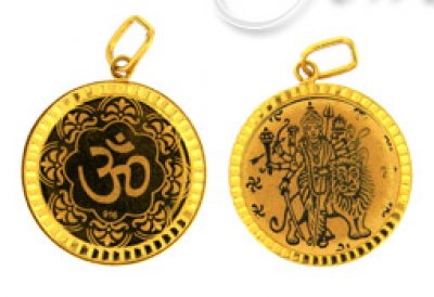 22 Kt Gold Pendant ( Om Pendants )