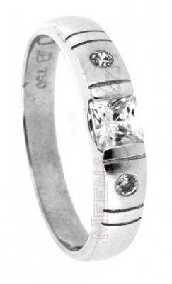 18Kt White Gold Ladies Ring ( Ladies White Gold Rings )