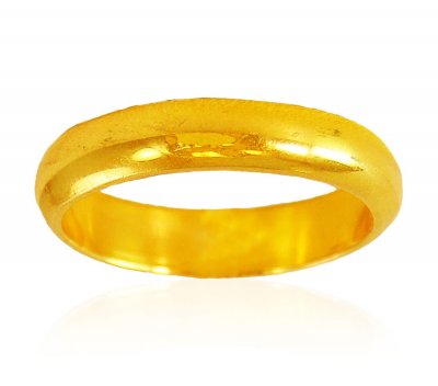 22Kt Gold Plain Band  ( Wedding Bands )