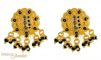 Gold Earrings with Hangings ( 22Kt Gold Fancy Earrings )