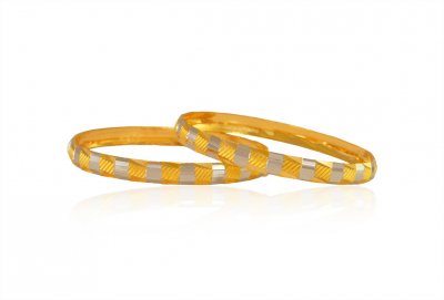 22 Kt Gold Baby Bangle ( Baby Bangles )